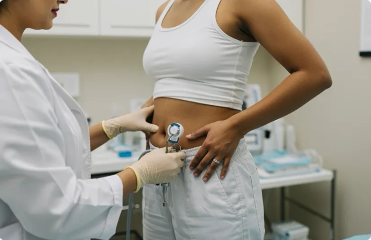 Ovarian cyst surgery